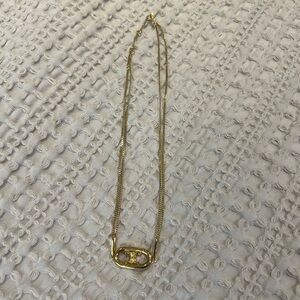 Elegant Gold CELINE Necklace